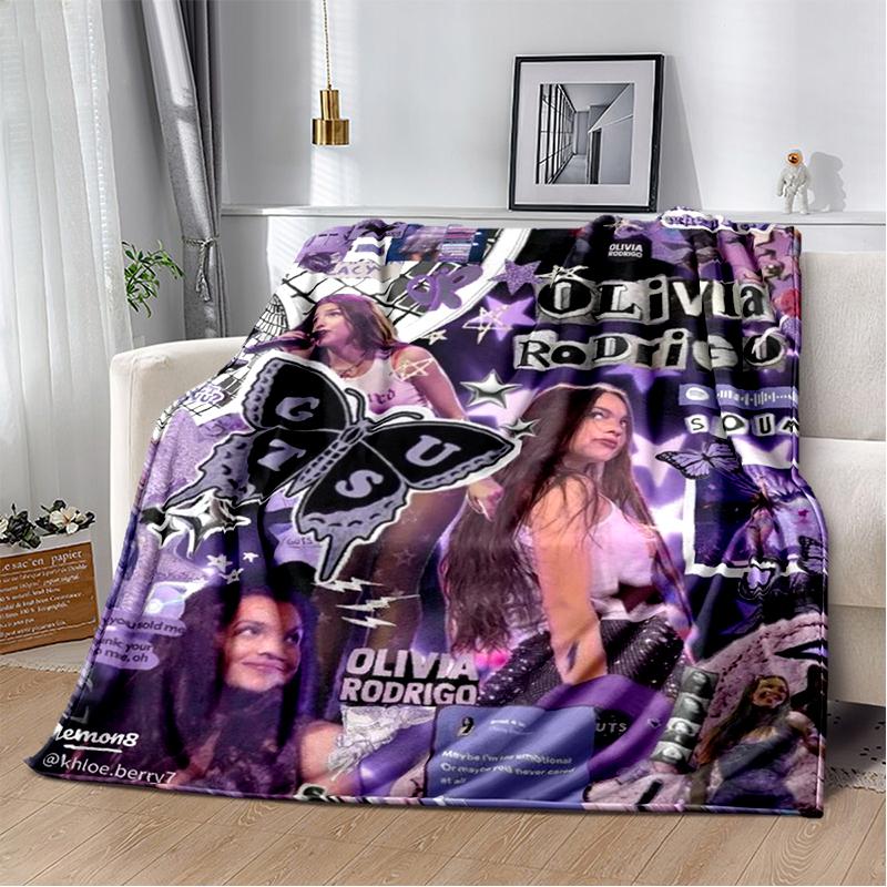 OR Olivia Rodrigo SOUR GUTS 3D Singer Soft Flannel Blanket for Beds Bedroom Sofa,Throw Blanket for Cover Gift Office Picnic
