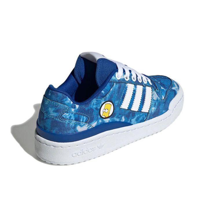 Adidas The Simpsons X Forum Low J Bart Simpson Kids Sneakers Blue Royal-Blue Cloud-White GZ1775