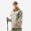 Li Ning Comfortable Breathable Fleece Warm Sweatshirt With Letter Stand Collar Men Sweatshirt Dusty-Gray AWDUA17-6