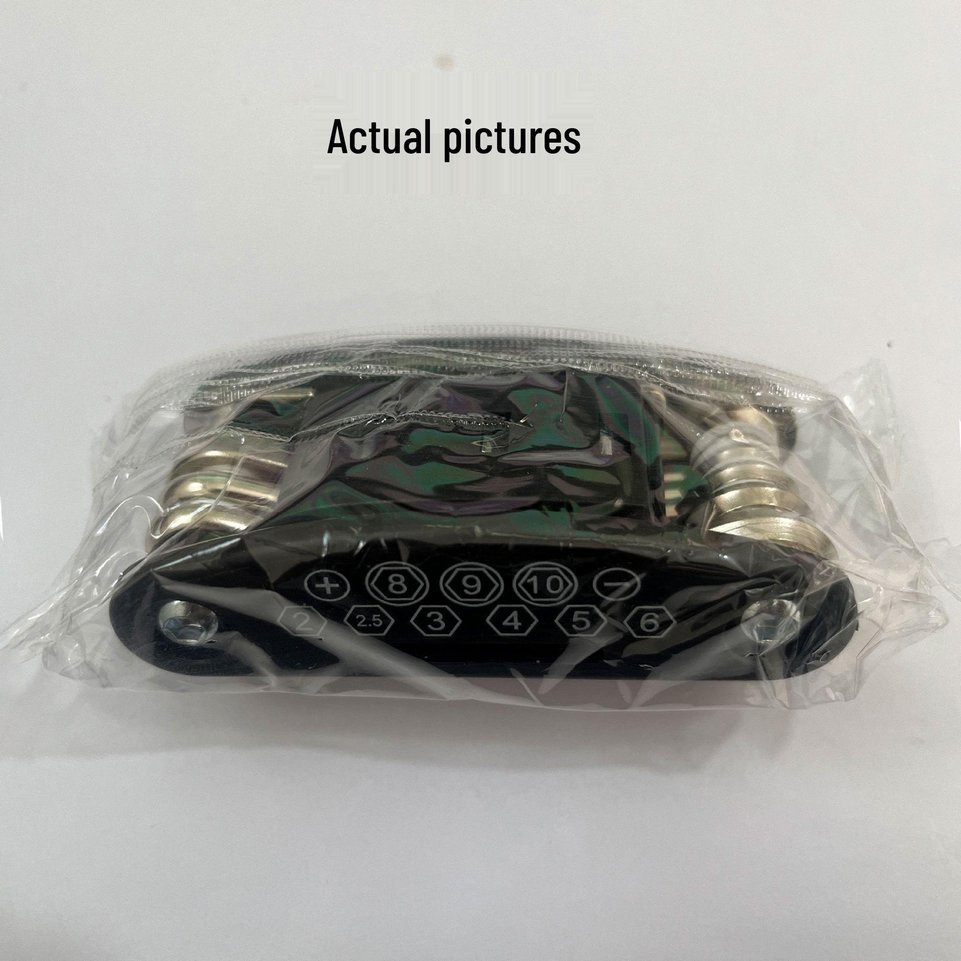 

Портативный складной многофункциональный набор инструментов для горного велосипеда