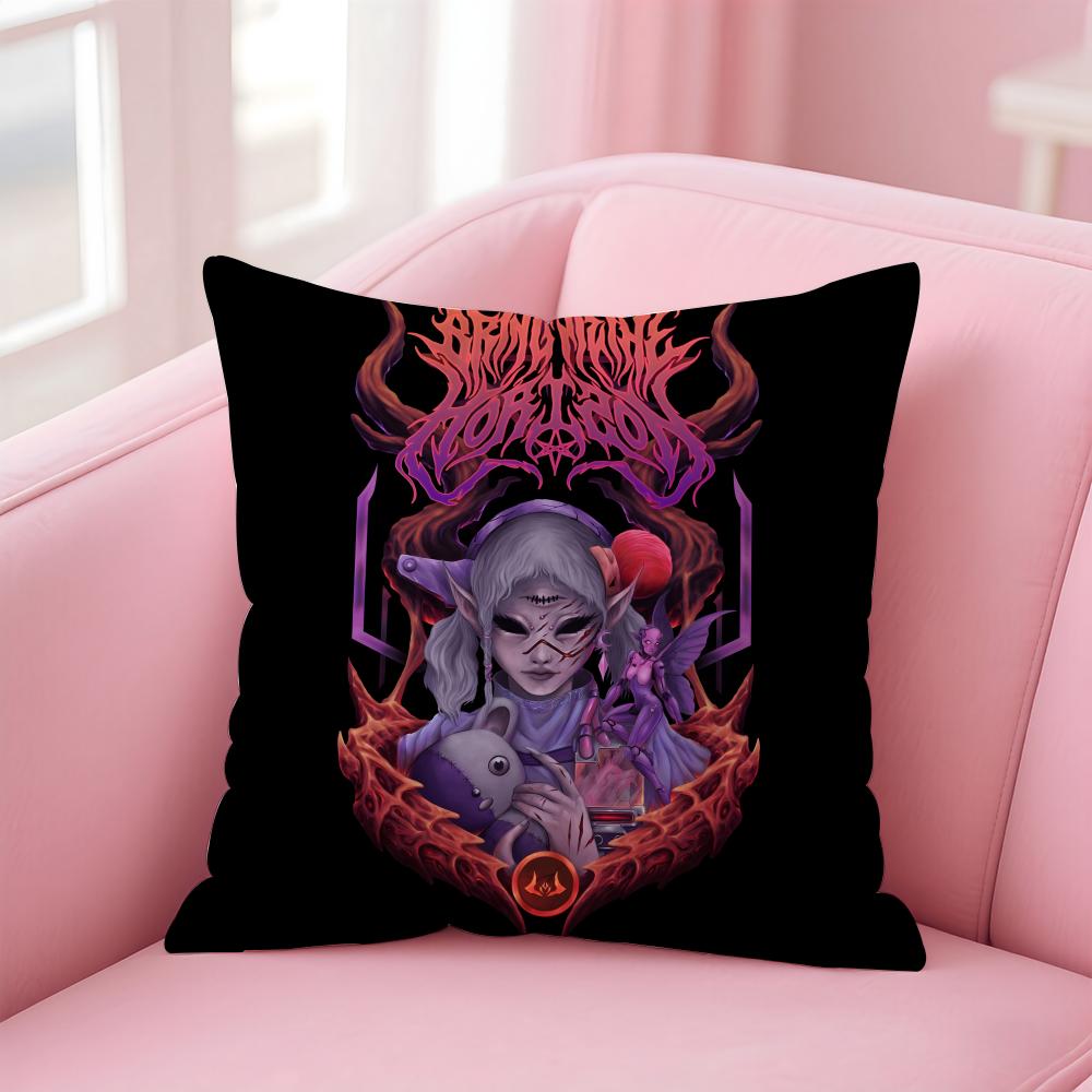 b-Bring Me The Horizon Cushion Cover Comfortable Reversible Pillow Cover Ideal for Car Sofa Bedroom & Beyond