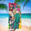Saiki K Japanese Anime Big Microfiber Beach Towels Quick Dry Towel Sand Beach Towels Pool Towel for Travel Swim Pool Yoga