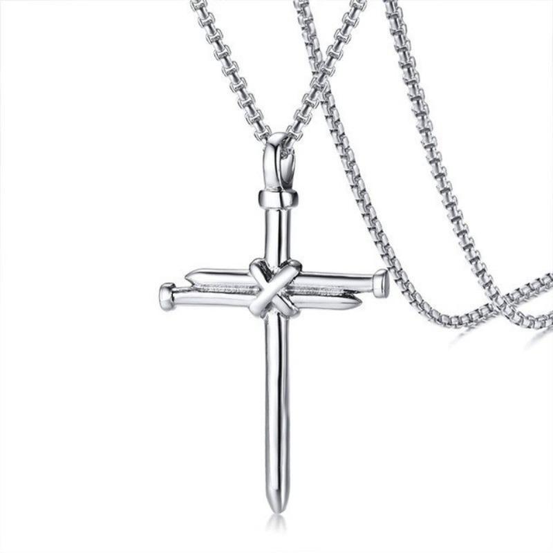 Rock Music Earphone Pendant Couple Necklace Titanium Steel Jewelry