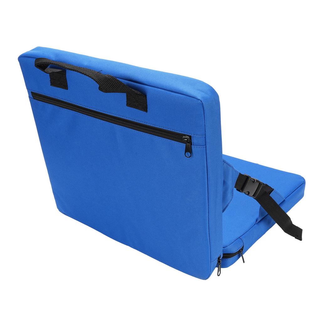 Skládací stadionový sedák s opěrkou zad, přenosná rukojeť, podsedák na tribunu pro venkovní použití