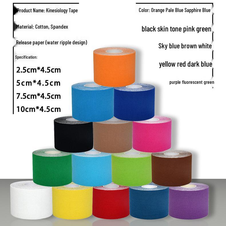 Muscle Patch Kinesiology Tape for Chest, Knee & Elbow Support – Fitness & Sports Protective Gear