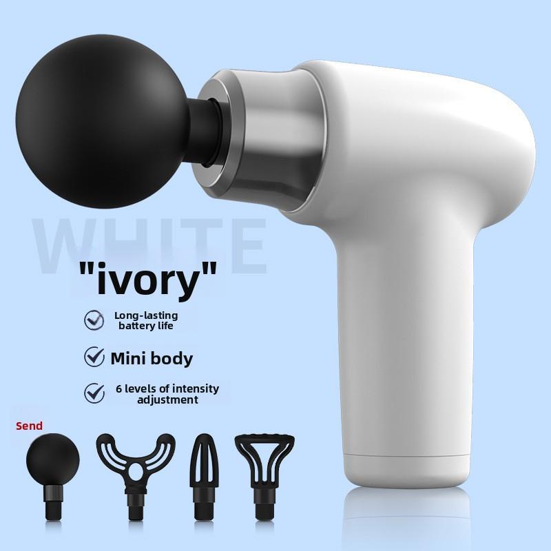 Mini Fascia Gun Charging Multifunctional Fitness Yoga Small Portable Neck Membrane Massage Gun Muscle Relaxation Massager