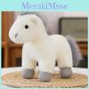 Cute Horse Simulation Cartoon Animal Toy With Short Plush For Kids Decor Room