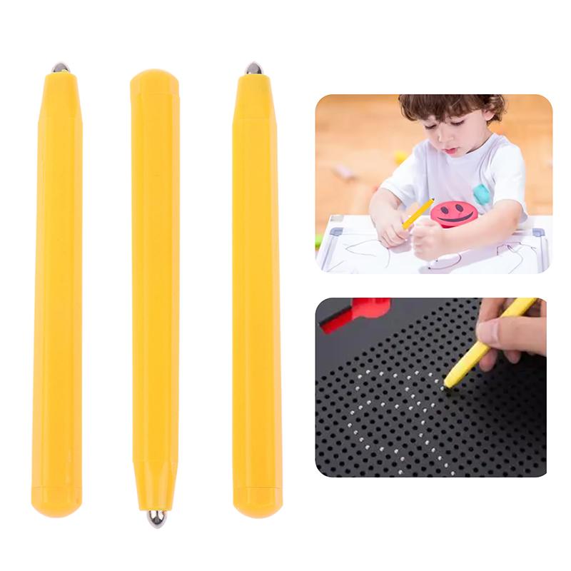 1/3Pcs Pen Board Pens Drawing Writing Toy Replacement Kids Painting Stylus Dots Doodling Toddler Fidget Tablet Reusable