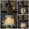 30cm Christmas Elf Gnome Doll with Led Light Sequins Glowing Faceless Doll Christmas Decorations for Home Navidad New Year Gifts