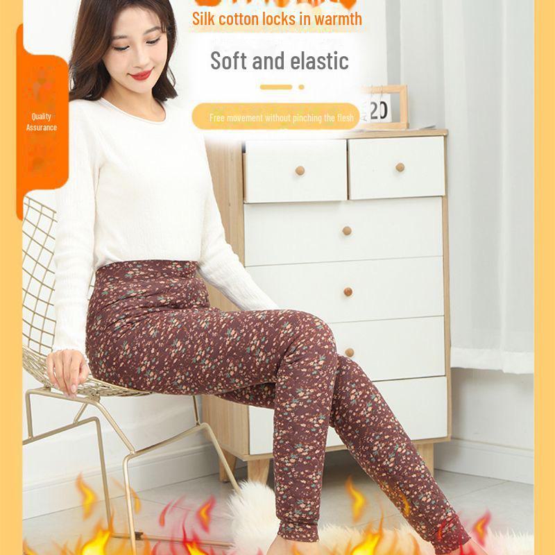 Women's High Waist Thermal Cotton Leggings - Thick or Thin, Slim Fit & High Elasticity