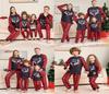 2023 New Arrival Plaid Alphabet Christmas Family Matching Pajama Set