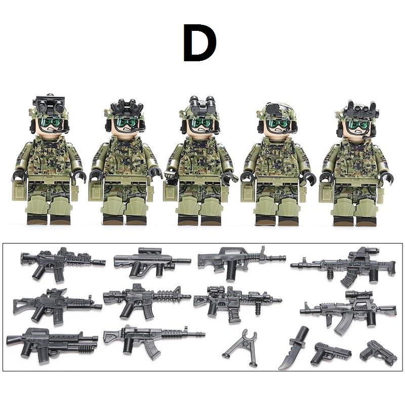 

Российский спецназ, солдаты спецназа, SWAT, оружие, строительные блоки, комплект, наборы кирпичей, классическая модель, детские игрушки