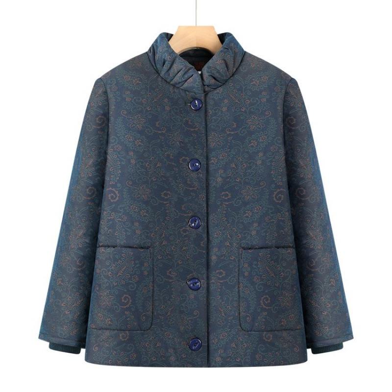 

Зимняя хлопковая одежда с подкладкой флисовая хлопковая куртка с подкладкой куртка хлопковая куртка с подкладкой утолщенная хлопковая одежда 5XL [recommended 150-80kg] синий