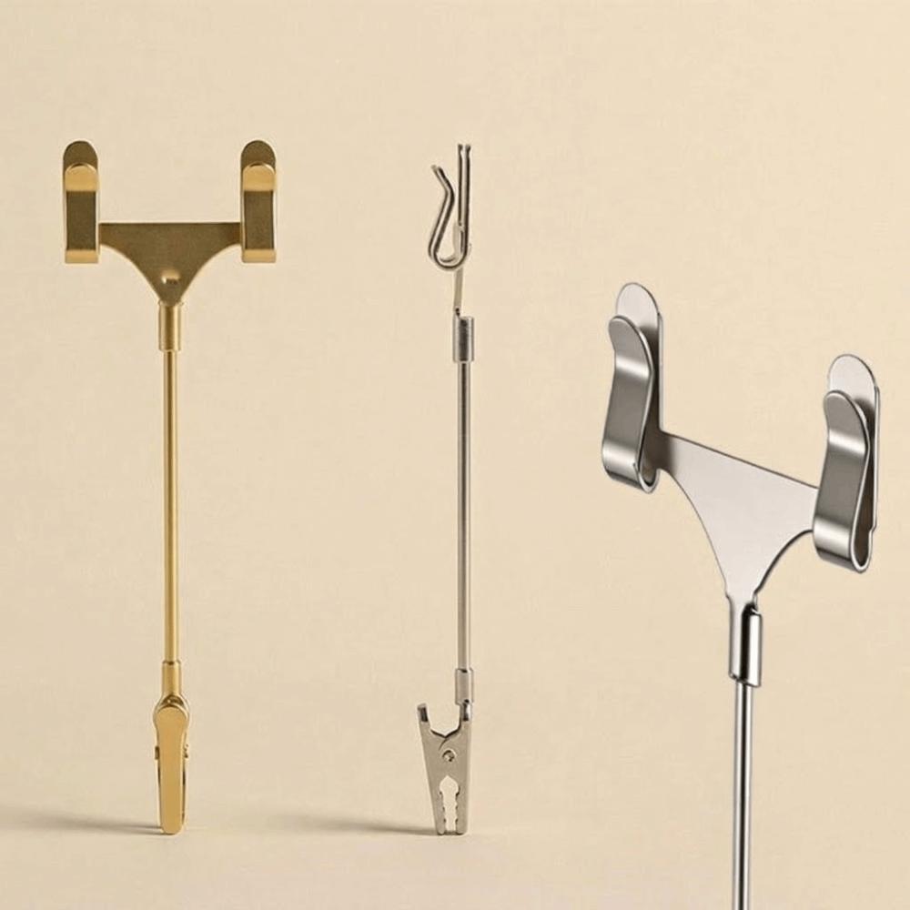 5Pcs Alligator Clasp Sign Holder Display Stand Vertical Price Display Sign Clip Shelf Label Card