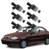 6Pcs Fuel Injectors Nozzle 17109450,5235136 for Chevrolet Buick Pontiac Oldsmobile V6 and Daewoo Lanos S Sedan 4-Door 1.5L 1.6L