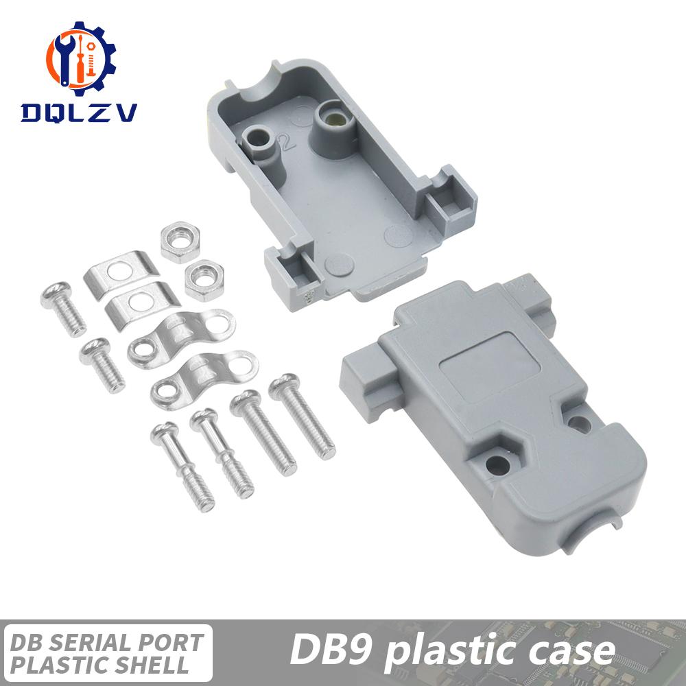 DB15 DB25 DB9 DB37 Parallel Serial Port Fmale/Male Solder Connector+Plastic Assemble Shell Cover 37 9 15PIN VGA Adapter