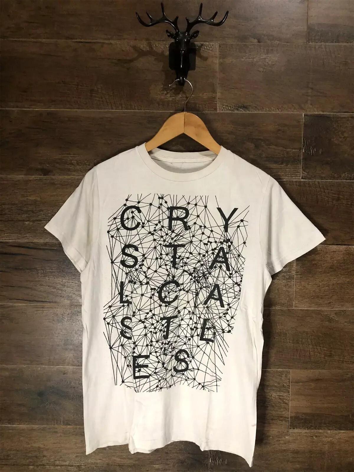 2008 Crystal Castles Crimewave White T-shirt Size S-5XL Reprint PP1848 XXXL