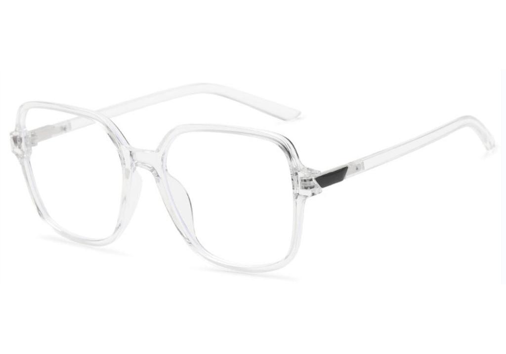 Fashion Leopard Oversized Myopia Glasses Women Brand Square Blocking Blue Light Ultralight Computer Graduation Eyeglasses Minus