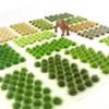 32/60Pcs Resin Static Scenery Ornament Static Grass Tuft Model Grass Tufts Terrain Model Kit Fake Moss Grass For Train Lands