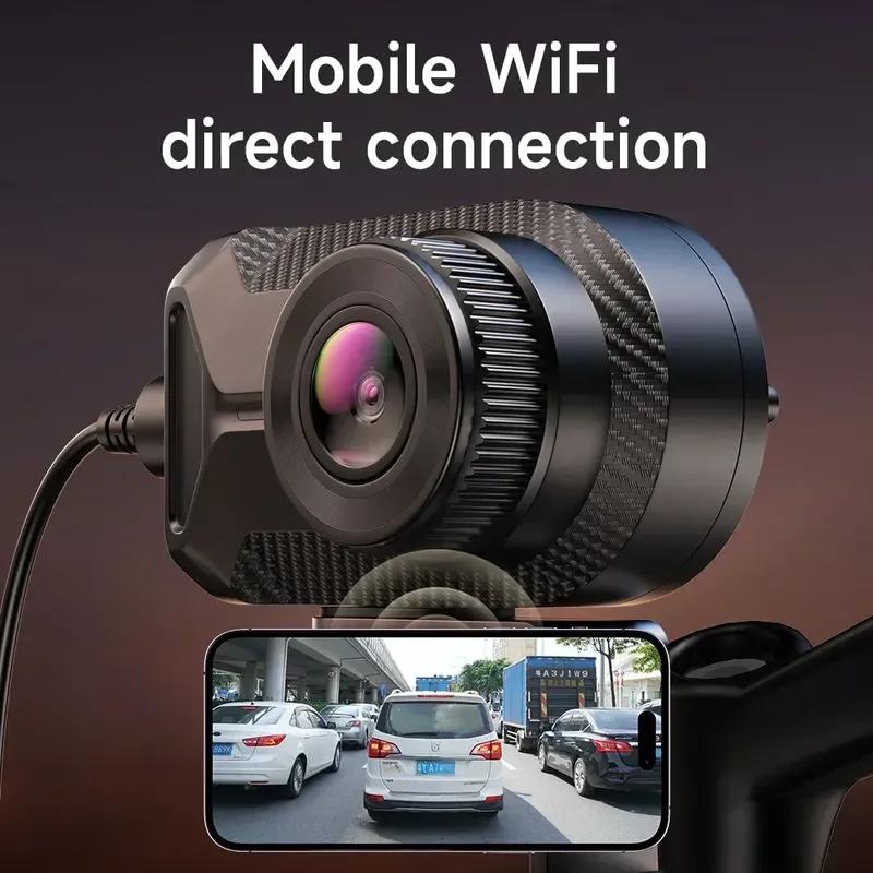 JIUYIN 2K HD WiFi Motorcycle Camera Waterproof IP65 Loop Recording 140 Degree Widely Angle Camera HD Video Recorder DVR Dash Cam