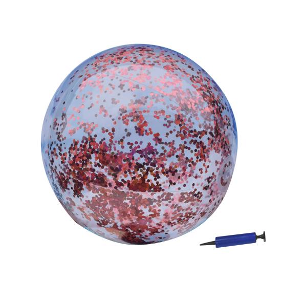 

16/24-дюймовый эластичный надувной шар, водонепроницаемый ПВХ, приятная интерактивная игрушка, блестящий шар-конфети на лето 24Inch розового золота