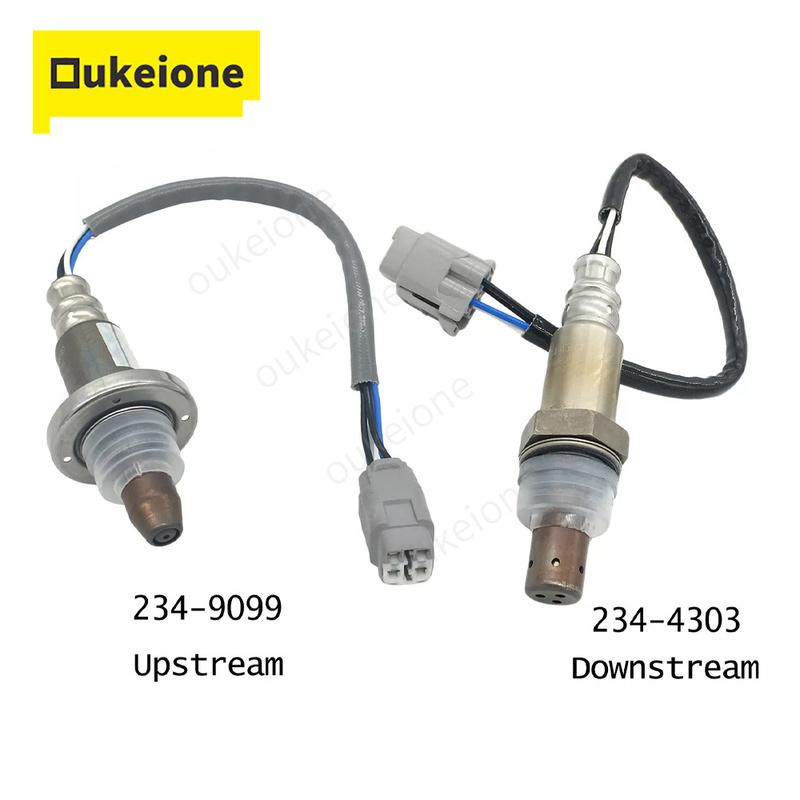 2Pcs Upstream Downstream for SUZUKI KIZASHI 2010 2011 2012 2013 2.4L L4 234-9099 234-4303 Oxygen O2 Sensor Lambda Auto Parts