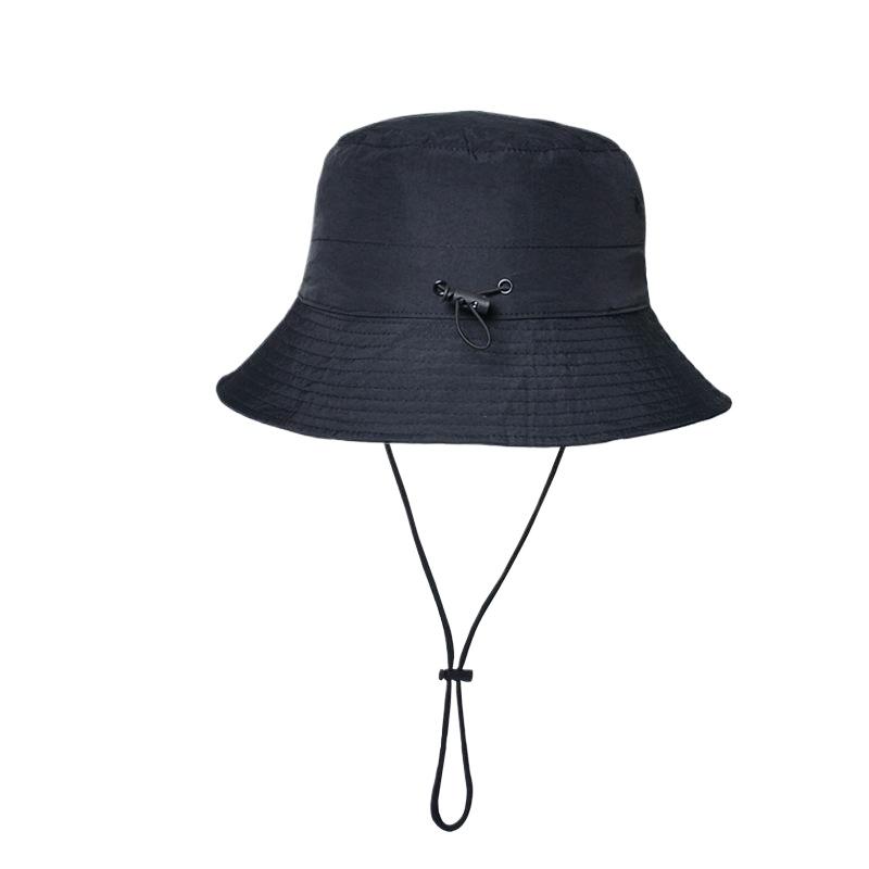 New summer waterproof bucket hat men's outdoor fishing mountaineering hat folding storage color matching sunshade sun protection hat children