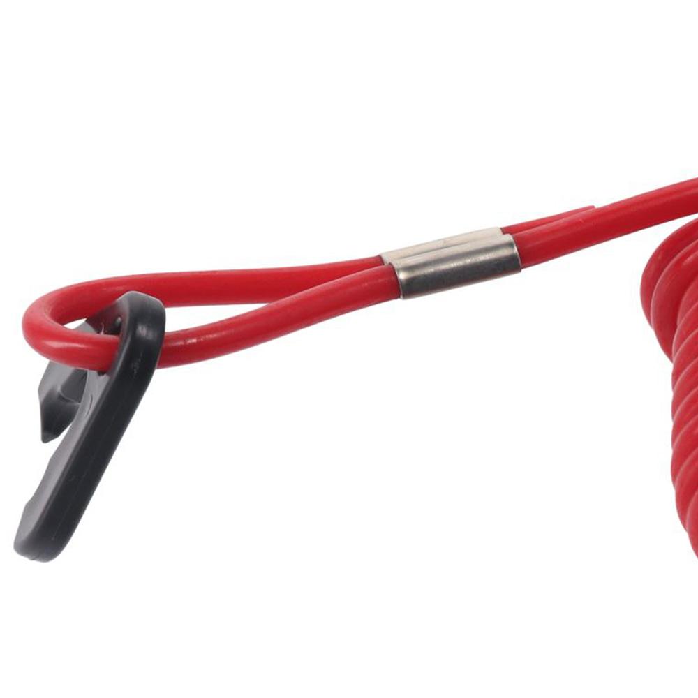 Reliable Polyurethane Boat Kill Switch ABS Brass Emergency Stop Switch Rubber and Lanyard for 30HP