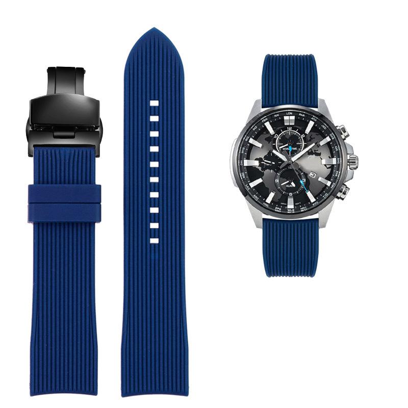 Classic Arc Interface New Waterproof Silicone WATCH Band for Huawei Samsung Watchband 20mm 22mm Rubber Strap for Mido Tissot Omega
