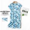 Plus Size Summer Women Nightdress Short Sleeve Cute Cartoon Sleepwear Sweet O Neck Nightgowns Pyjamas Lady's Cotton Sleepdress