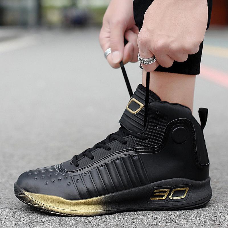 

2025 summer new basketball shoes men s high-top middle school students actual combat sneakers cement ground outdoor leisure and comfortable sports 45