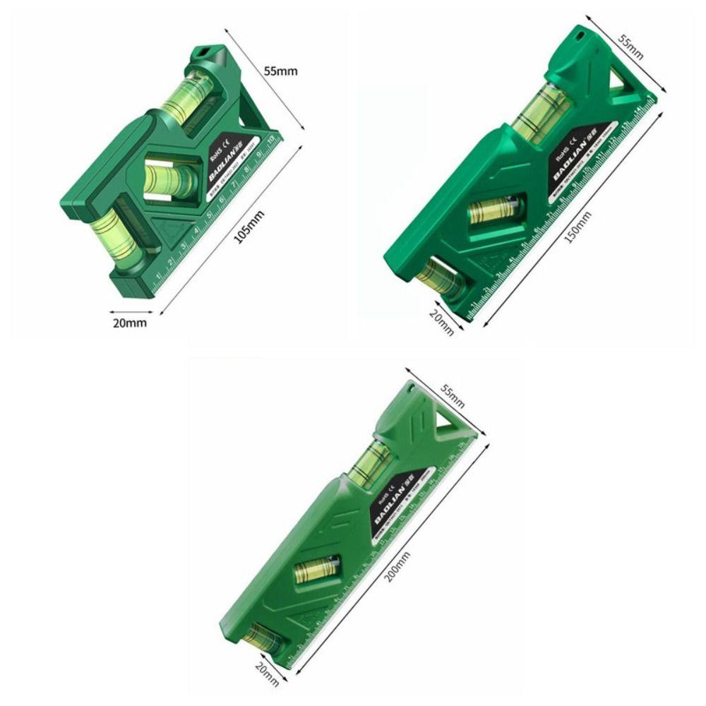 Accurate Measurement Level Gauge Magnetic Measurement Tools Portable Level Ruler  Protractor