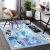 1pc Elsa Friends Frozen Adventure Carpet Rug for Bedroom Living Room Decor Sofa Home Game Area Rug Non-slip Floor Mat. D7220154