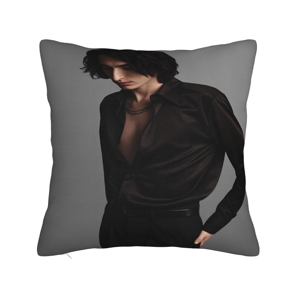 Povlak na polštář F-Finn Wolfhard Vtipný povlak na polštář na židli pohovku bytový dekor povlaky na polštáře