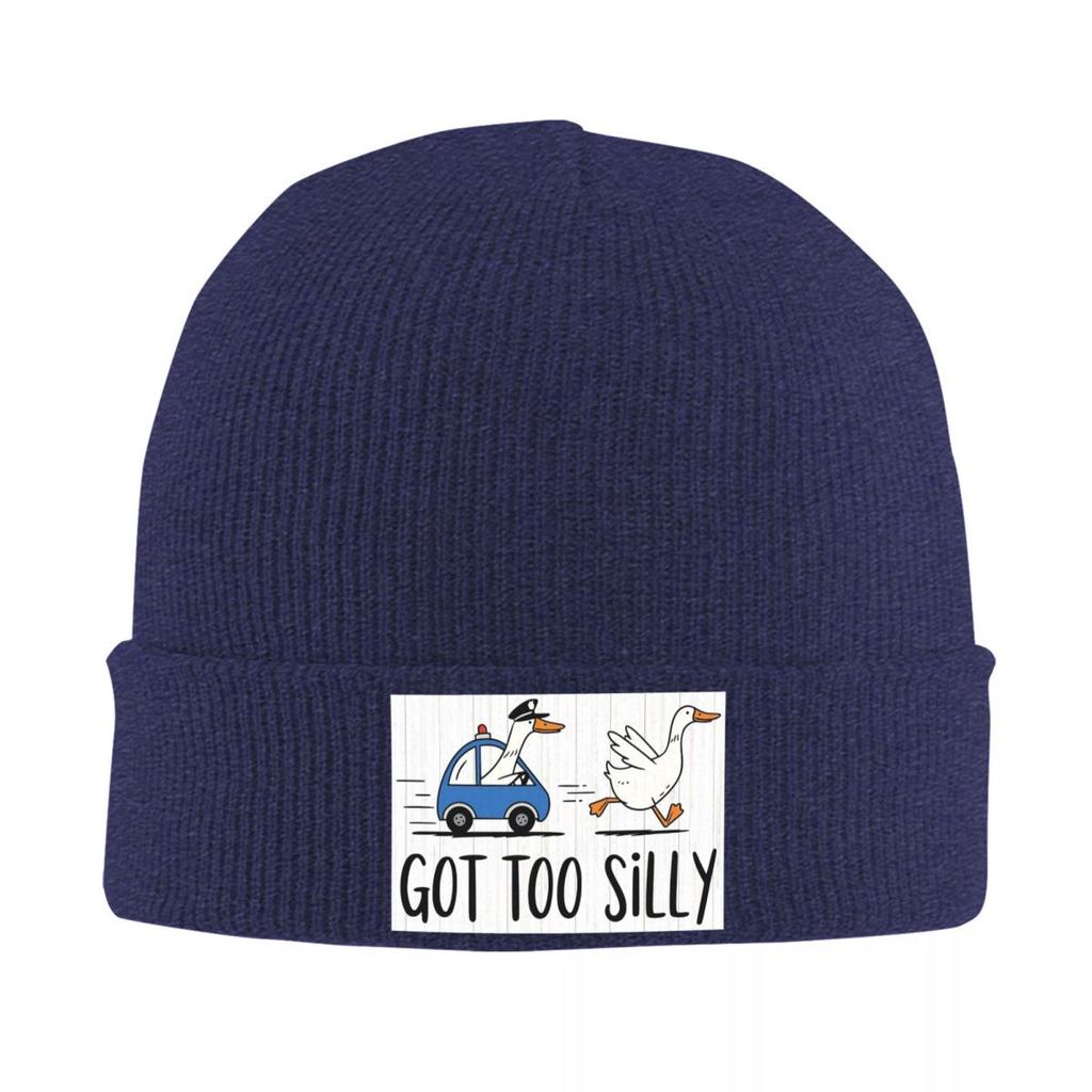 Got Too Silly Goose Funny Warm Knitted Cap Winter Knit Bonnet Hat Skullies Beanies Hip Hop Caps for Unisex