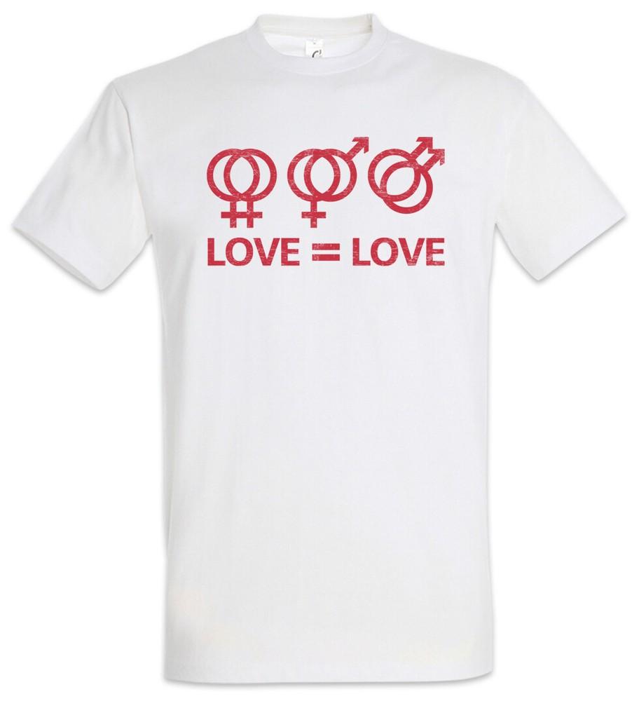Love Love Men's T-Shirt Queer Gay Gay Lesbian Gay LGBTQ Trans