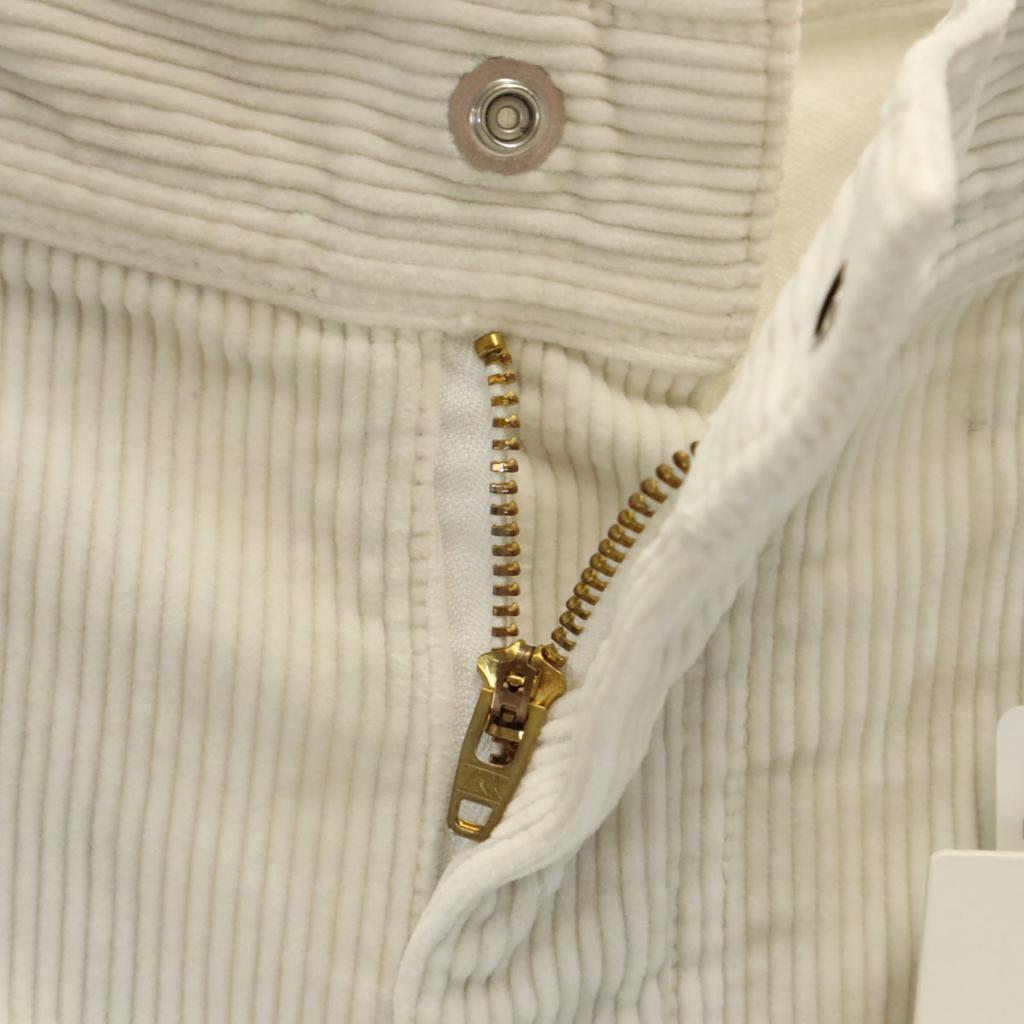 unused minami Anderson Corduroy pants M Ivory Men's Used