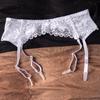 Clipes para Meias Femininas Renda Cinta-liga Transparente Fivelas Ajustáveis Cinta-liga de Cintura Baixa Pole Dance Roupa Íntima Elástica Roupa para Club