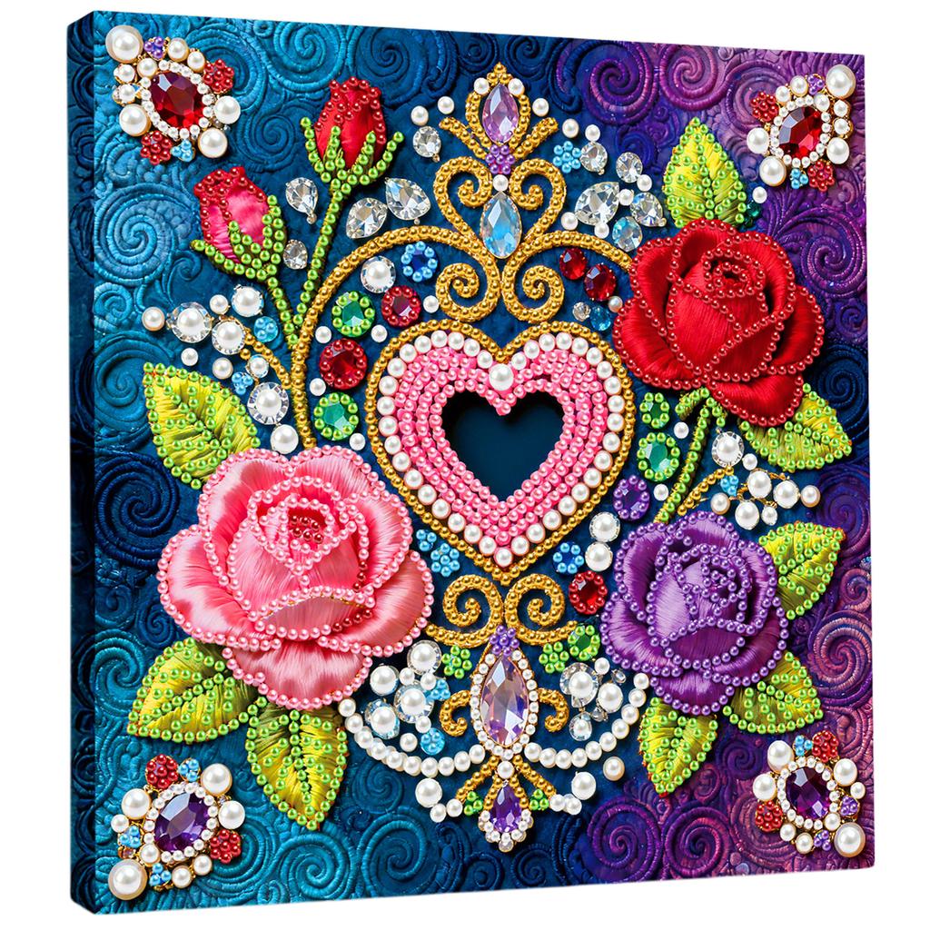 Zestawy do malowania diamentami i tworzenia obrazów z pereł i klejnotów DIY dla dorosłych Dekoracja domu Obrazy z diamentowymi kropkami Sztuka i rękodzieło 25x25cm Z ramką