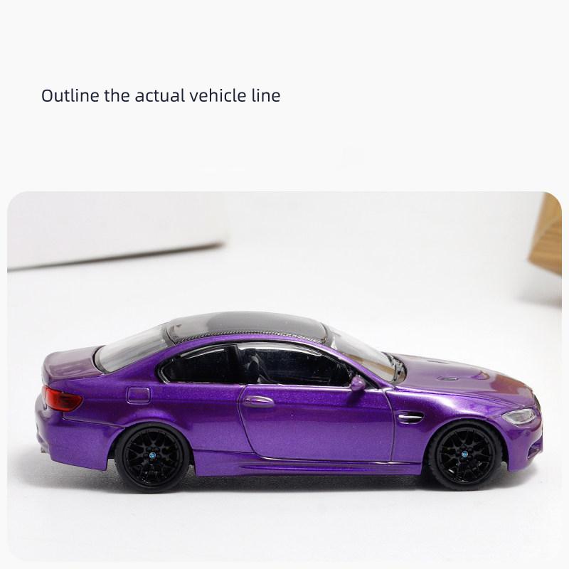 FM 1:64 M3 E92 Alloy Car Diecasts & Toy Vehicles Car Model Miniature Scale Model Car For Children
