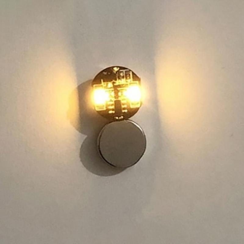 1 Piece Diy Accessories Led Magnetron Switch Lighting Chip Animation Hand To Do Plus Light Model Toys Wireless Lamp