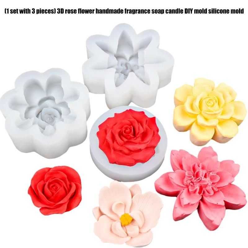Reusable Silicone Rose Mould for Soap Making Supplies J0MC China Mainland