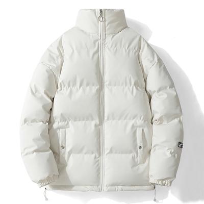 Double Sided Men's Cotton Jacket Loose Stand Collar Winter Coat Cotton Jacket