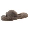 Fashion 2025 Soft and Comfortable Slippers Women's Winter Platform Cotton Slippers Casual Hairy Slippers Women Fashion Warm Shoes