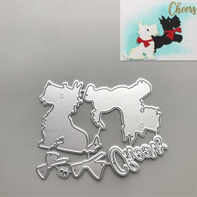 Λέξεις Σκύλου Μεταλλικά Κοπτικά Εργαλεία DIY Scrapbooking Ανάγλυφο Χαρτί Άλμπουμ Φωτογραφιών Χειροτεχνίες Πρότυπα Μήτρες Στένσιλ