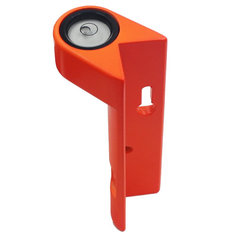 Right-angle Spirit Level Bubble Assembly Strap Buckle Optical Portable Leveler for Centering Rod Carbon Fiber Pole