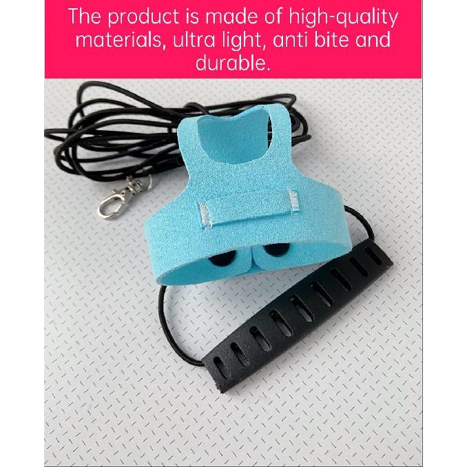 Bird Flight Harness Vest, Parrot Flight Suit with Leash for Parakeets Cockatiels Conures Budgies, Bird Flying Clothes with Rope and Handle for