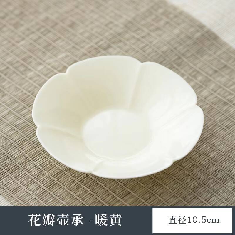 Boutique Jade Mud Powder Kneading Flower Coasters Creative Hot Pad for Coffee Cups Saucer Anti-scald Placemats Cup Holder Teaset
