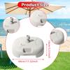 Heavy Duty Base for Patio Umbrella Water Filled Holder Outdoor Use