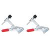 2 Set Toggle Clamps Hold Down Anti Slip Hand Tool Quick Release Welding Clamp Fixture